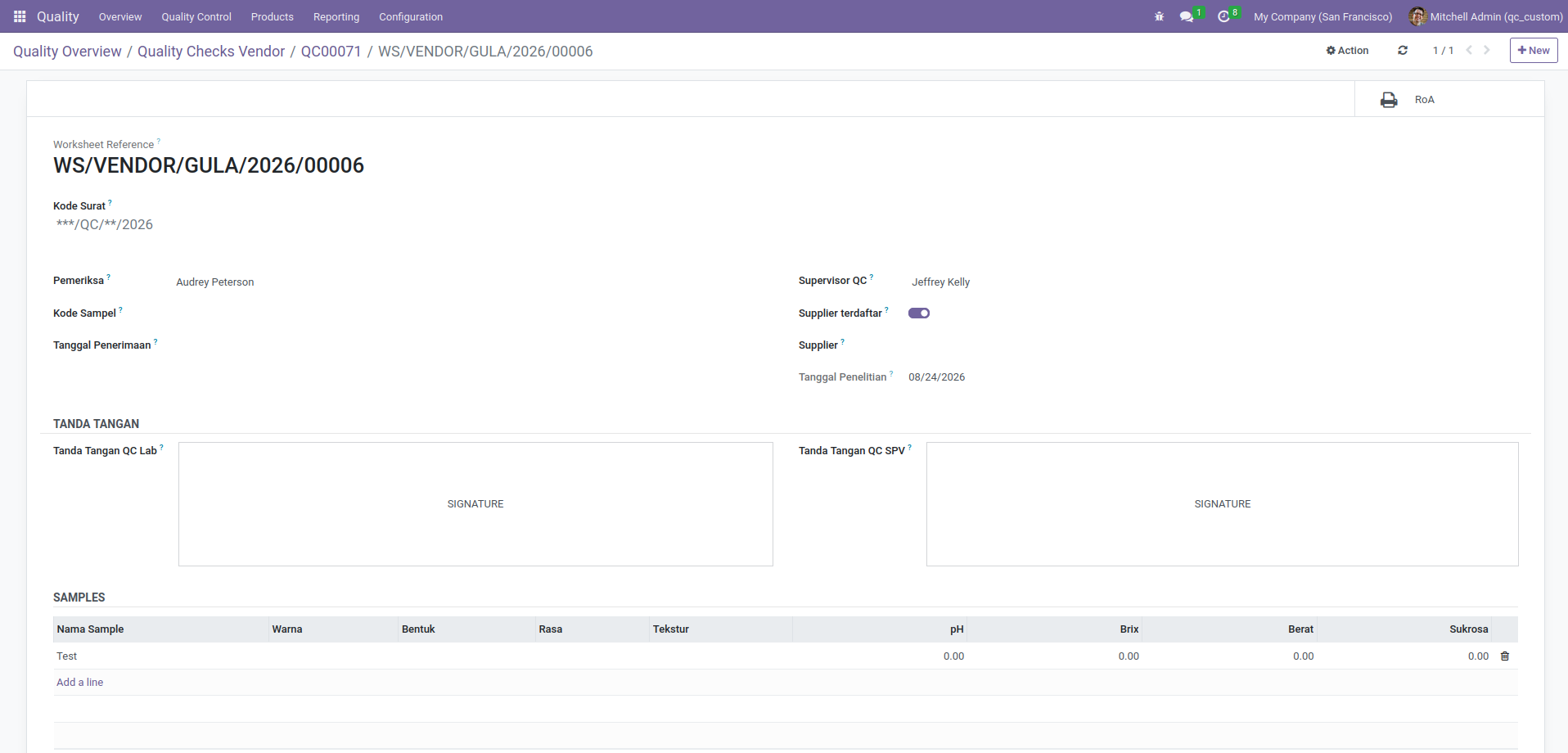 Odoo Customization project preview